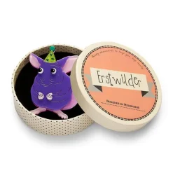Chaz The Chinchilla Brooch^Erstwilder Outlet