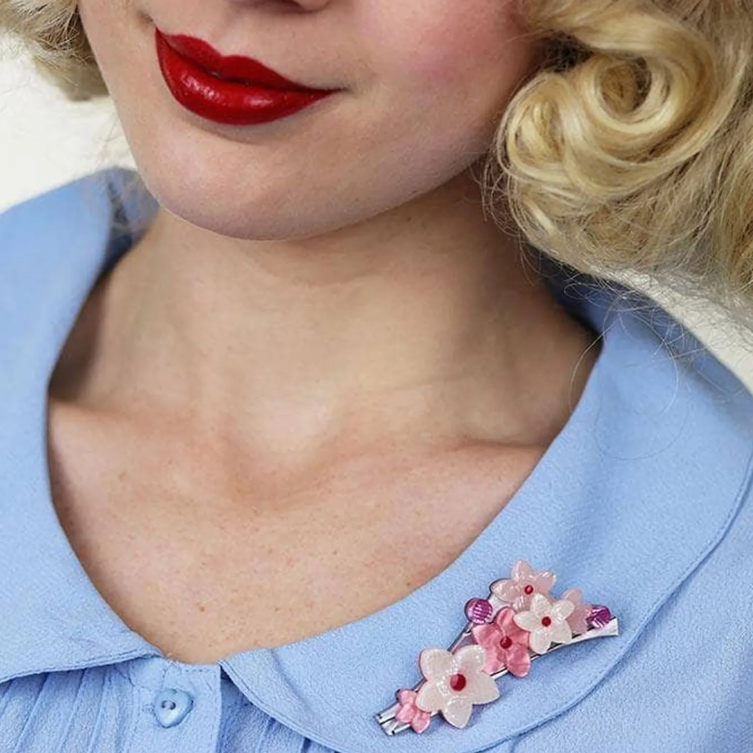 Cheery Cherry Blossom Brooch^Erstwilder Discount