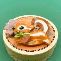 Chocolate The Chipmunk Brooch^Erstwilder Clearance