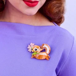 Chocolate The Chipmunk Brooch^Erstwilder Clearance