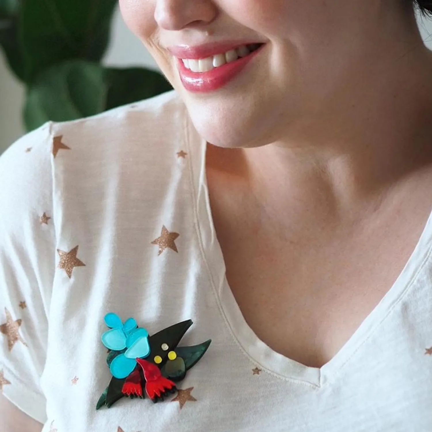 Christmas Holly-Days Brooch^Erstwilder Hot