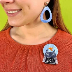 Clairvoyant Cat Brooch^Erstwilder Discount