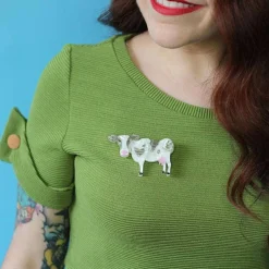 Clara-Bell Cow Brooch^Erstwilder Discount