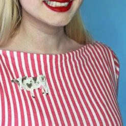 Clara-Bell Cow Brooch^Erstwilder Discount