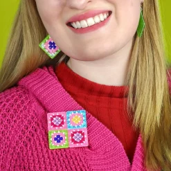 Closed Stitch Collection Brooch^Erstwilder Outlet