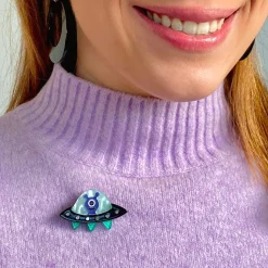 Close Encounter Mini Brooch^Erstwilder Clearance