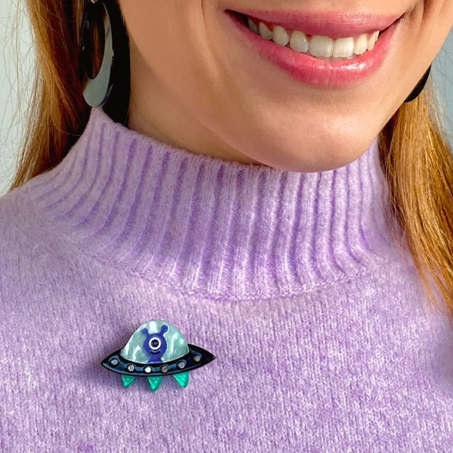 Close Encounter Mini Brooch^Erstwilder Clearance