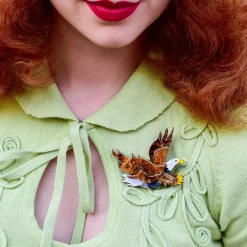 Comeback Kid Eagle Brooch^Erstwilder