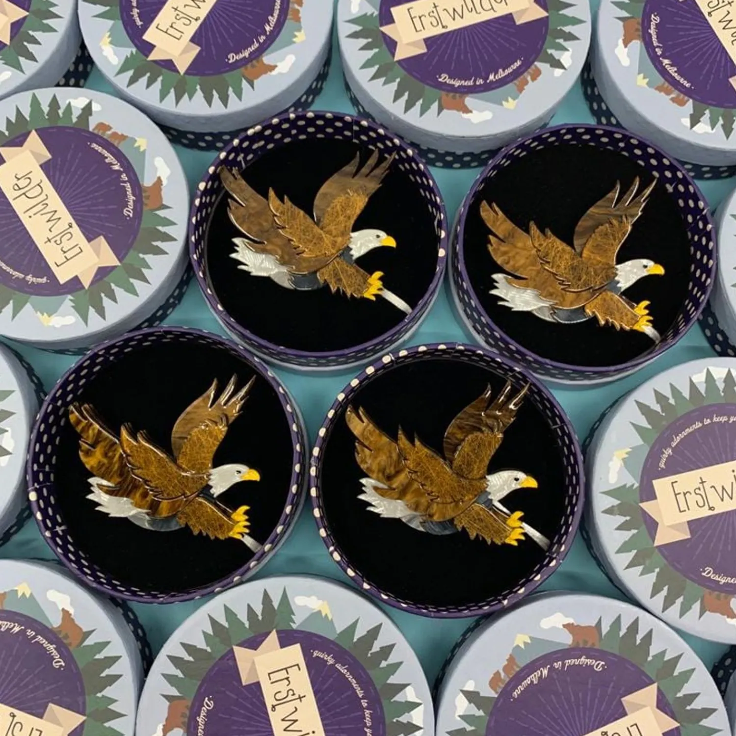 Comeback Kid Eagle Brooch^Erstwilder