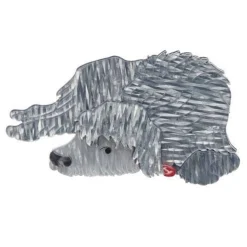Conan The Content Dog Brooch^Erstwilder Outlet