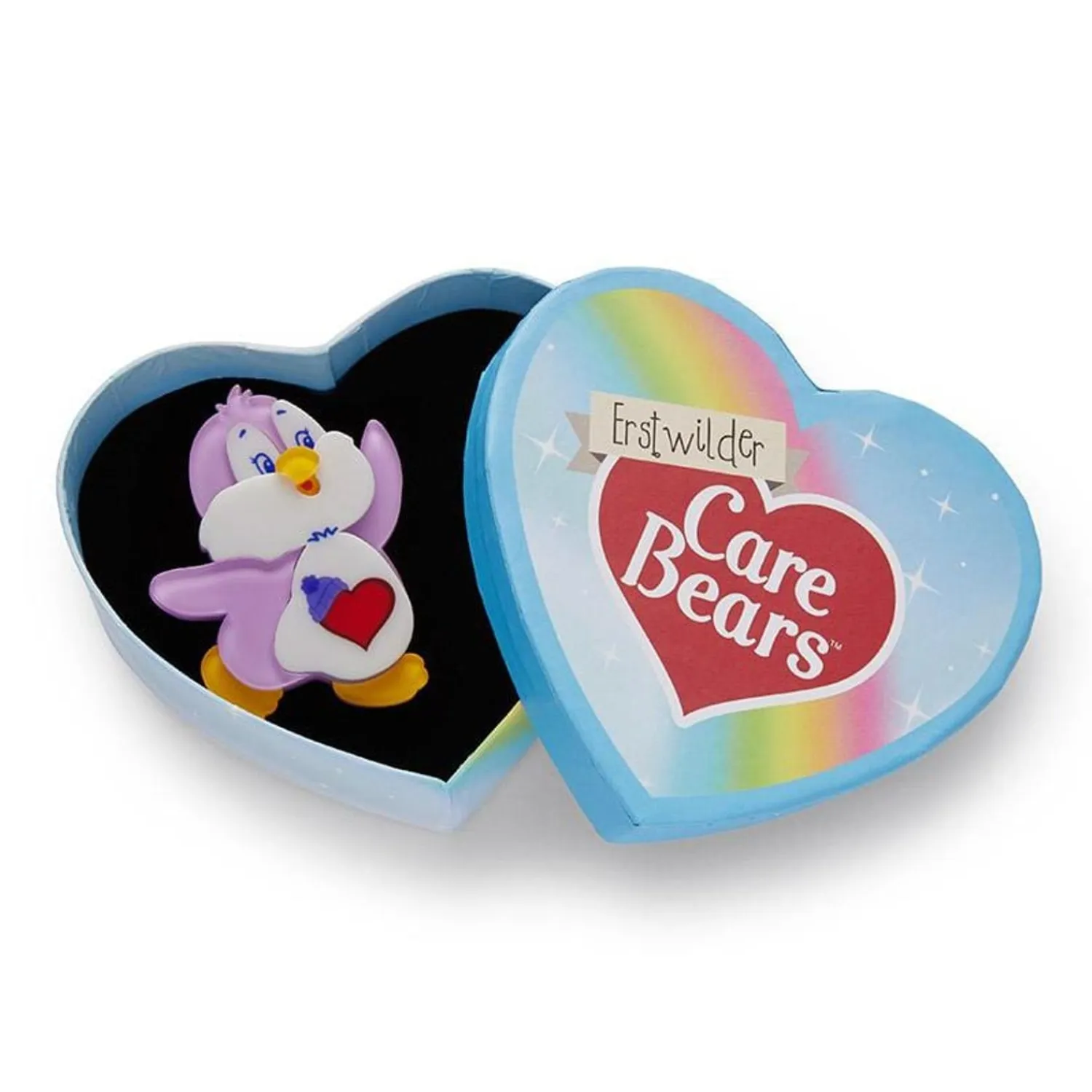 Cozy Heart Penguin Brooch^Erstwilder