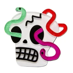 Creepy Cranium Brooch^Erstwilder Sale