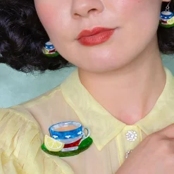 Cuppa Tea Brooch^Erstwilder Best