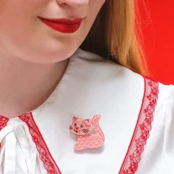 Custard Cat Mini Brooch^Erstwilder Online