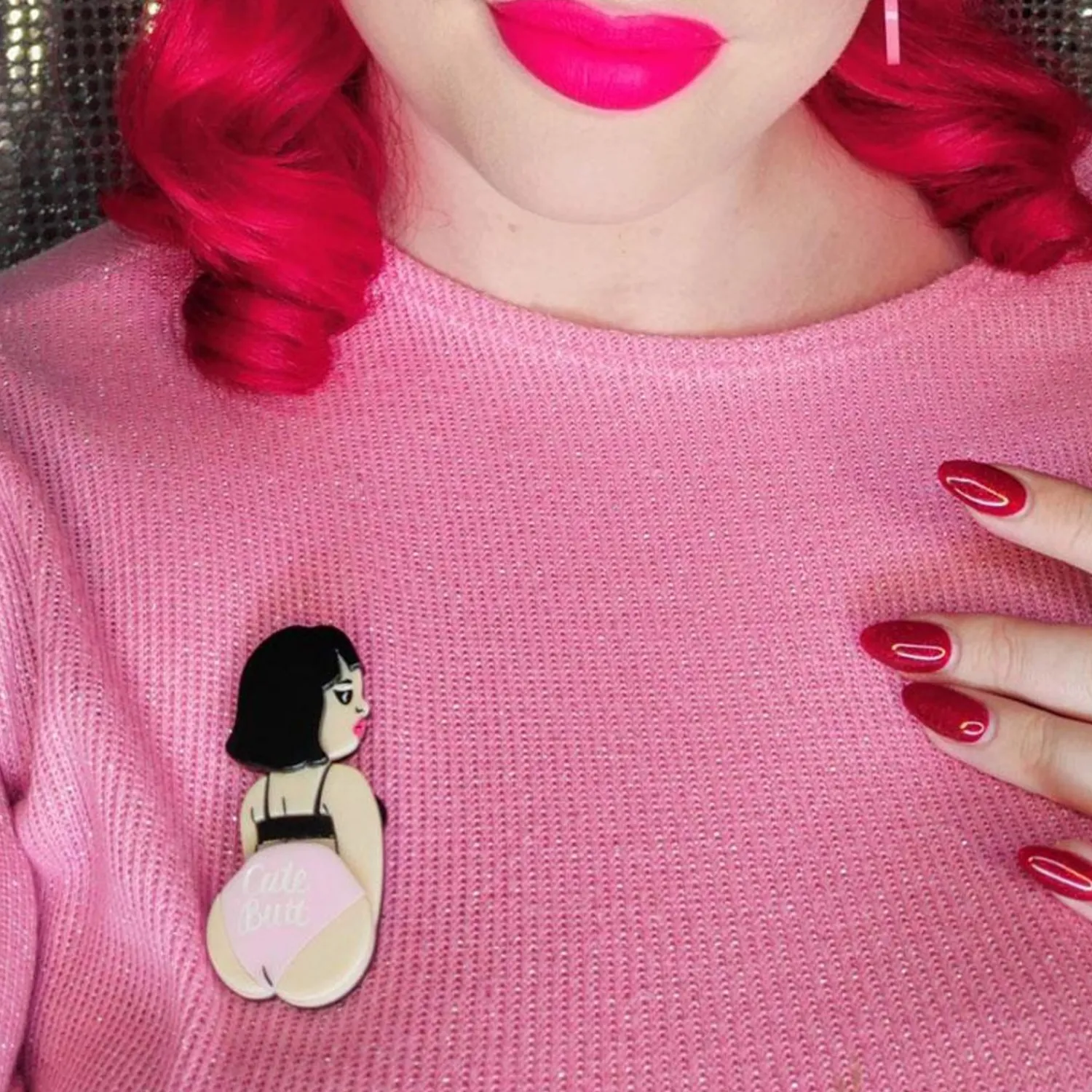 Cute Butt Club Brooch^Erstwilder Best
