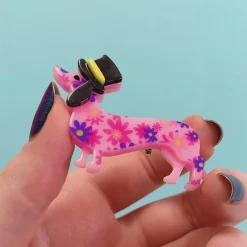 Dapper Dachsund Mini Brooch^Erstwilder Online