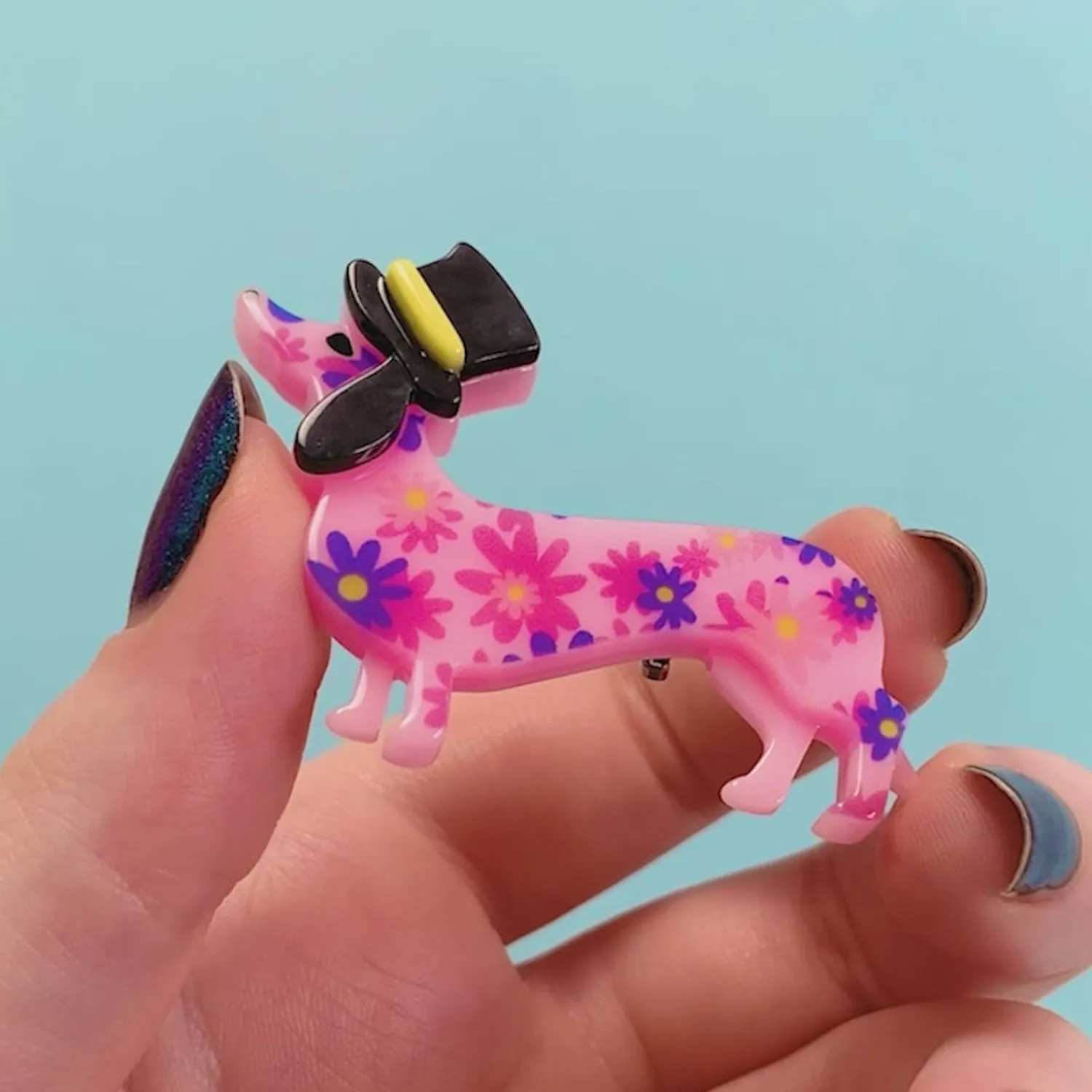 Dapper Dachsund Mini Brooch^Erstwilder Online