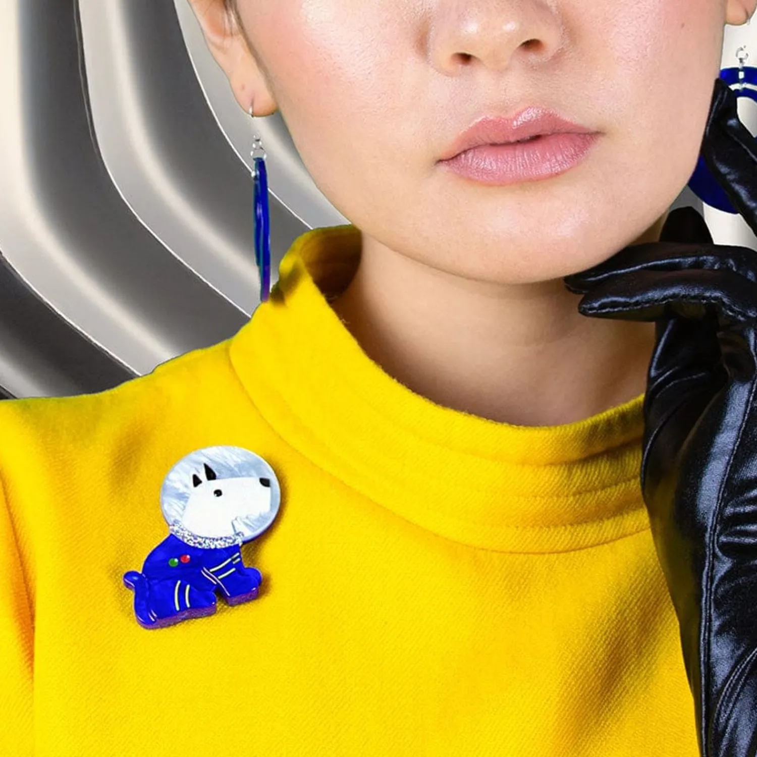 Daring Dogmonaut Brooch^Erstwilder Outlet