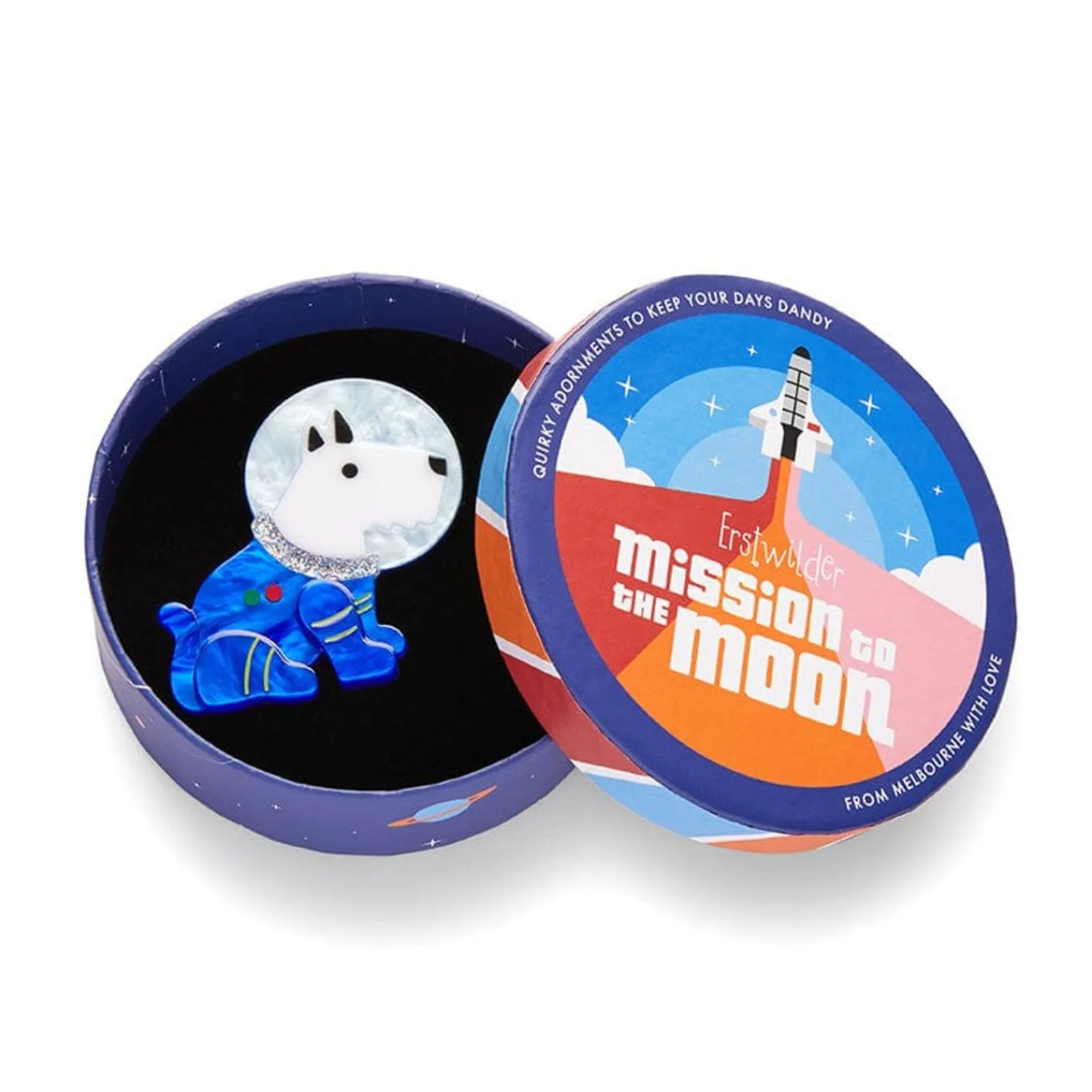 Daring Dogmonaut Brooch^Erstwilder Outlet