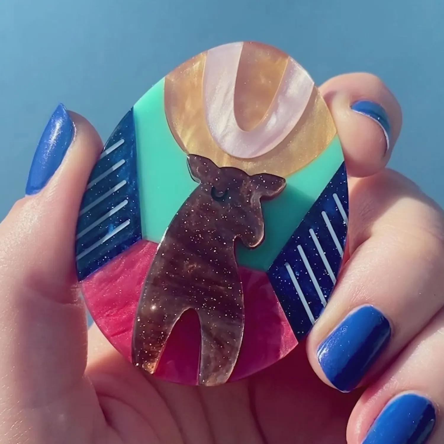 Deer Of Prosperity Brooch^Erstwilder Hot