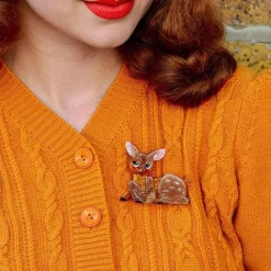 Doe-Eyed Deary Brooch^Erstwilder Best