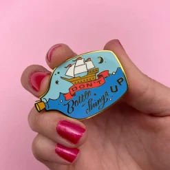 Don'T Bottle Things Up Enamel Pin^Erstwilder New
