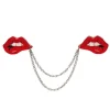 Double Feature Lips Double Brooch^Erstwilder Clearance