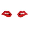 Double Feature Lips Stud Earrings^Erstwilder Clearance
