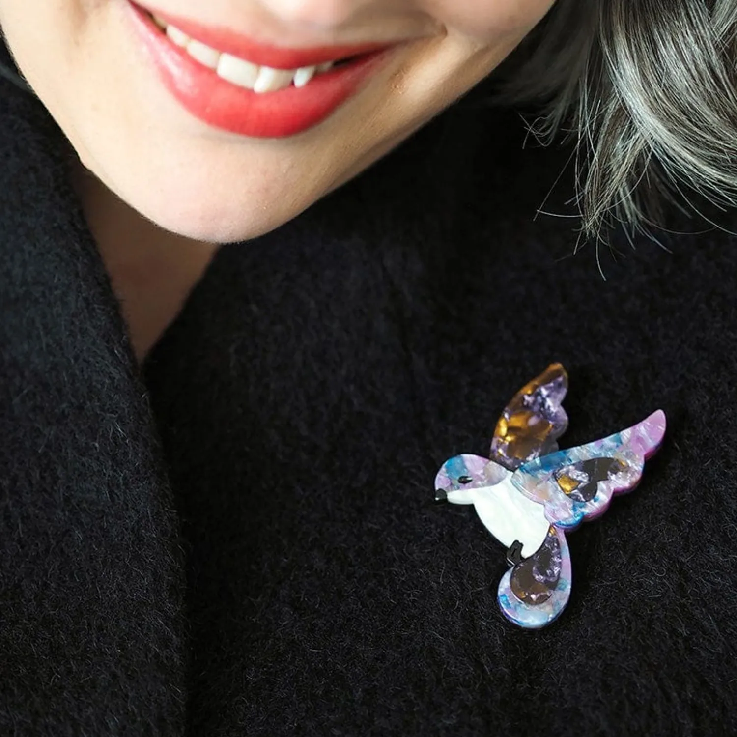 Drink On The Wing Brooch^Erstwilder New