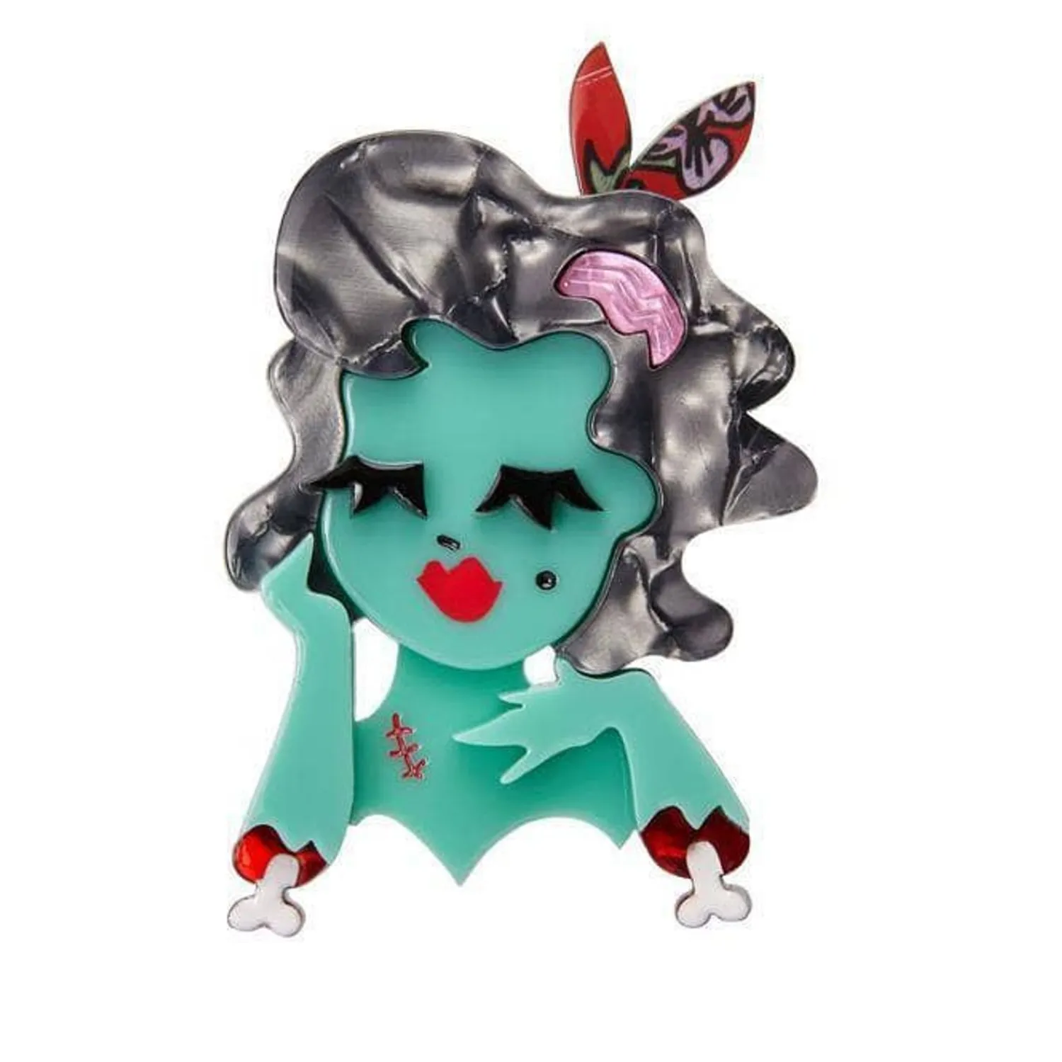 Drop Dead Gorgeous Brooch^Erstwilder New