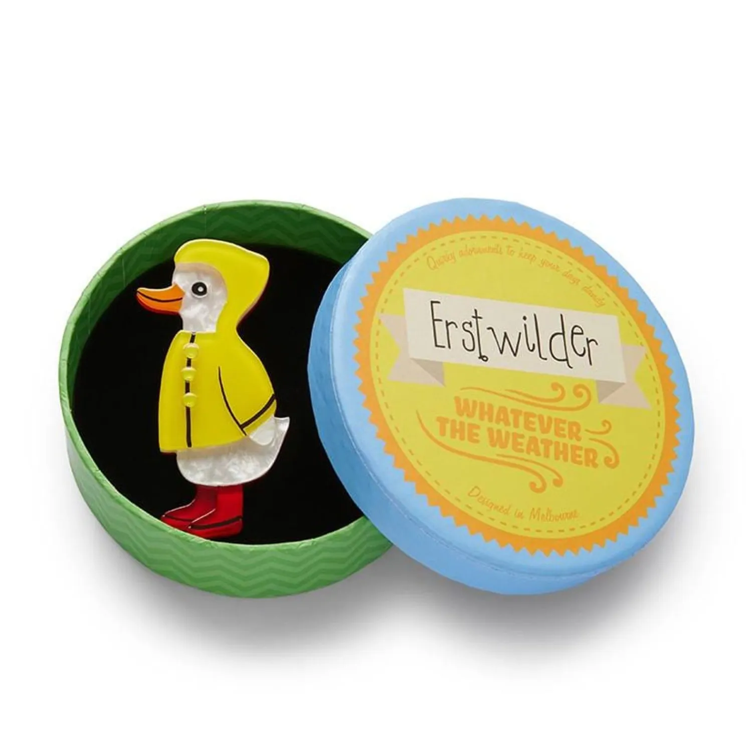 Duck, Duck, Splash! Brooch^Erstwilder Clearance