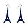 Eiffel Tower Solid Resin Drop Earrings - Blue^Erstwilder Outlet
