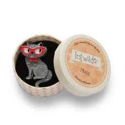 Elissa The Indie Cat Mini Brooch^Erstwilder Sale