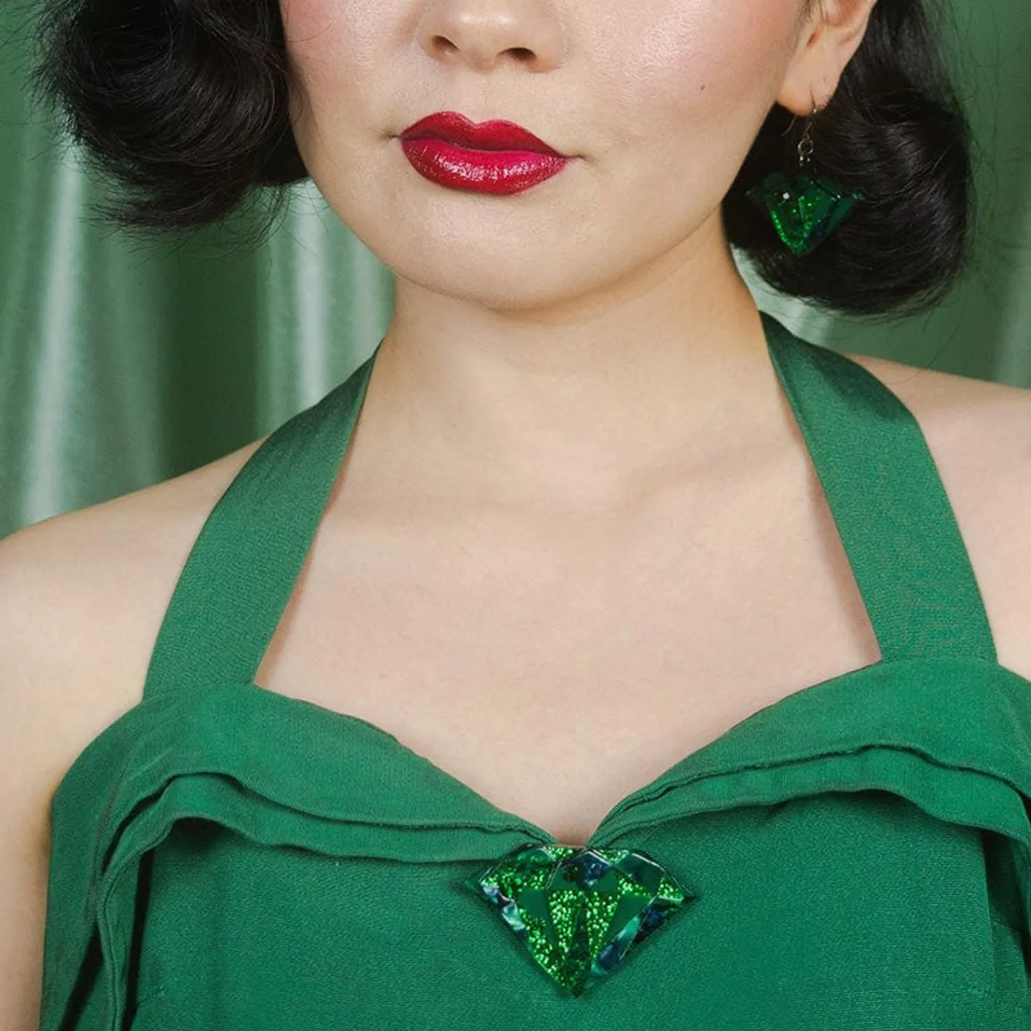 Emerald Brooch^Erstwilder Discount