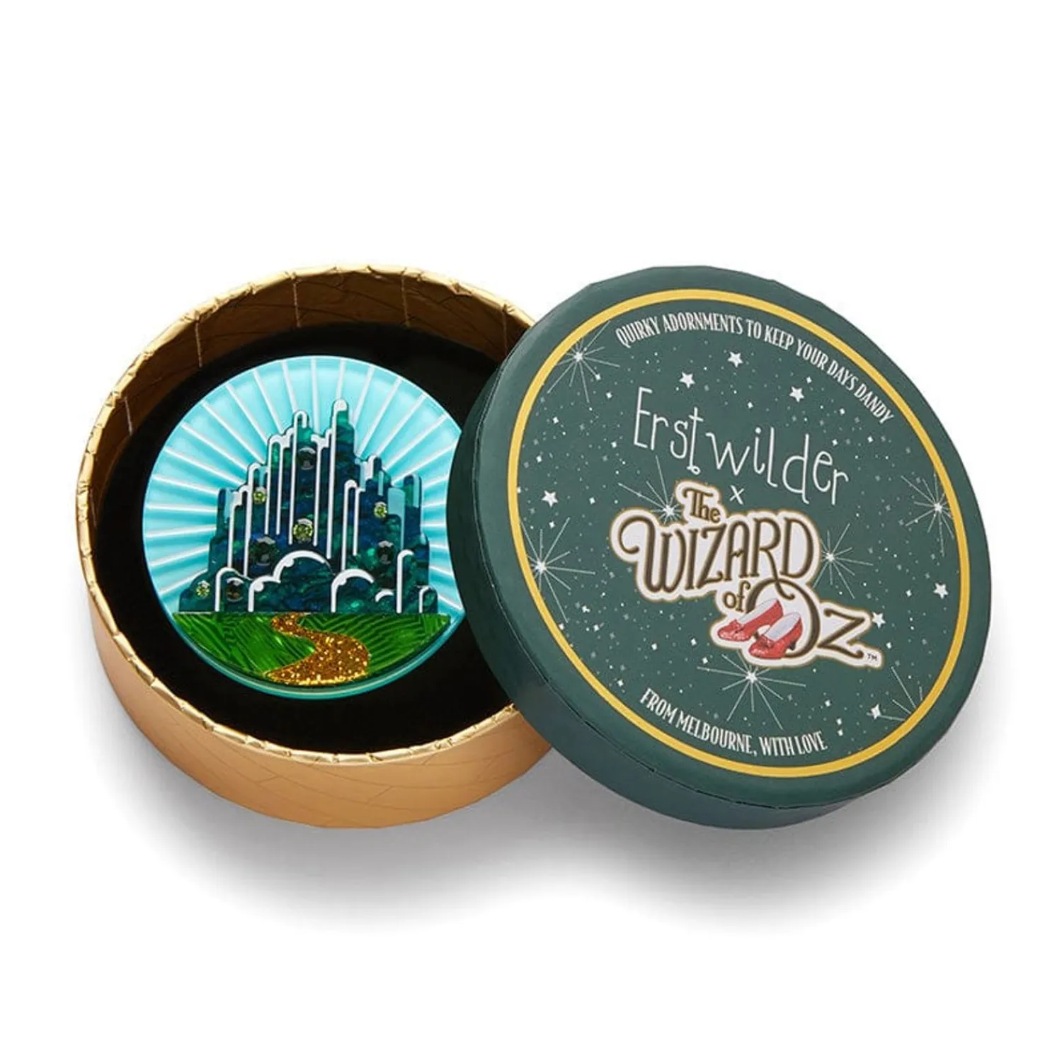 Emerald City Brooch^Erstwilder