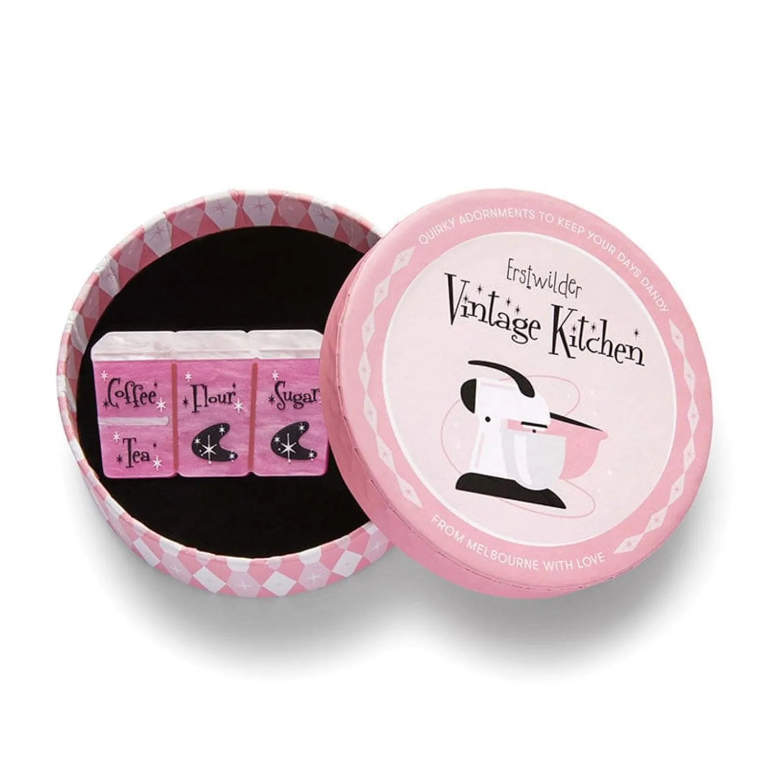 Essential Ingredients Brooch - Pink^Erstwilder