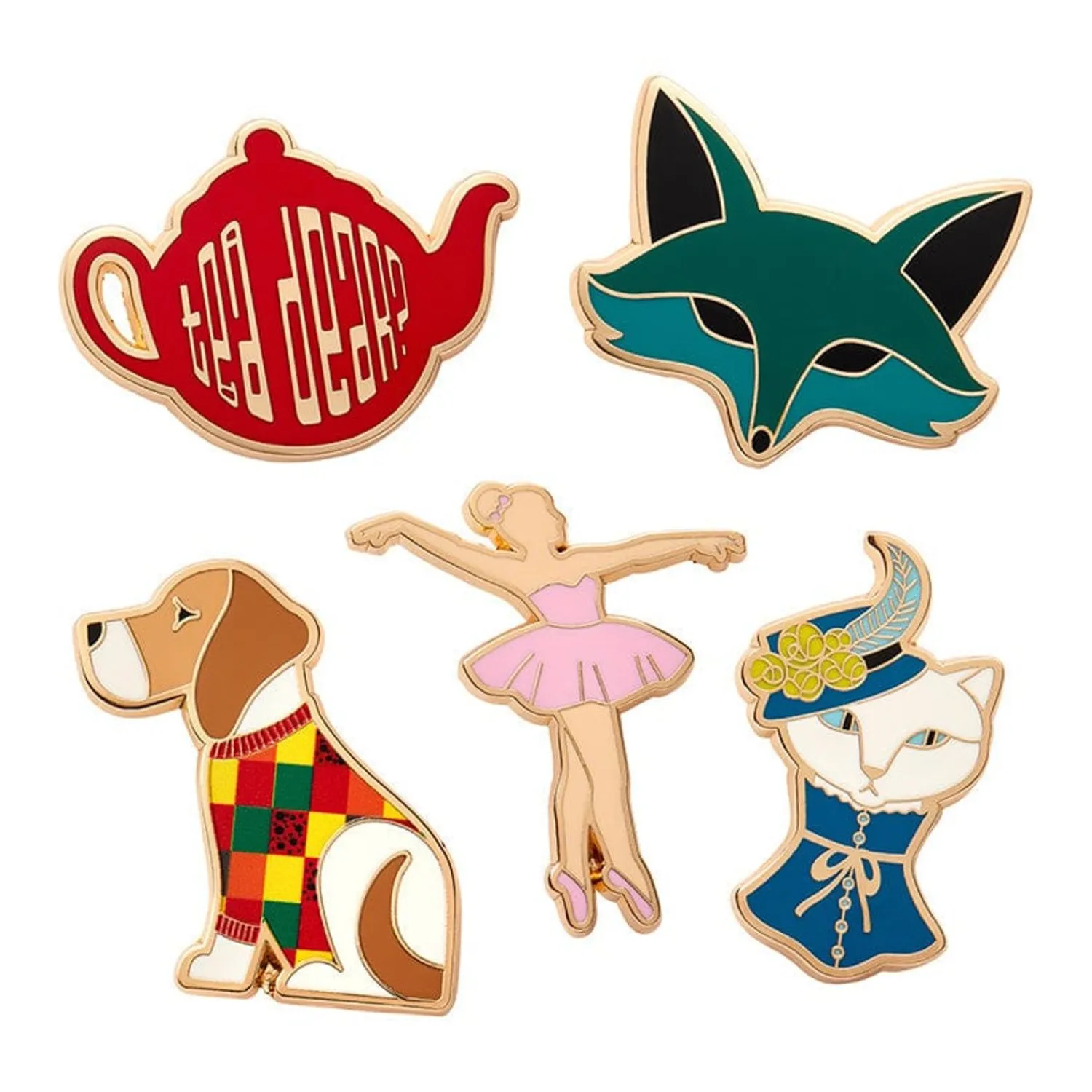 Fan Favourites Enamel Pin Pack - 5 Piece^Erstwilder Outlet