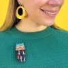 Feather Dress Brooch^Erstwilder Best