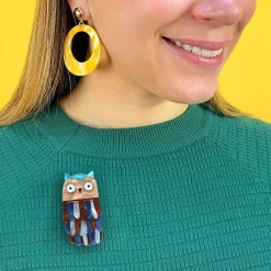 Feather Dress Brooch^Erstwilder Best