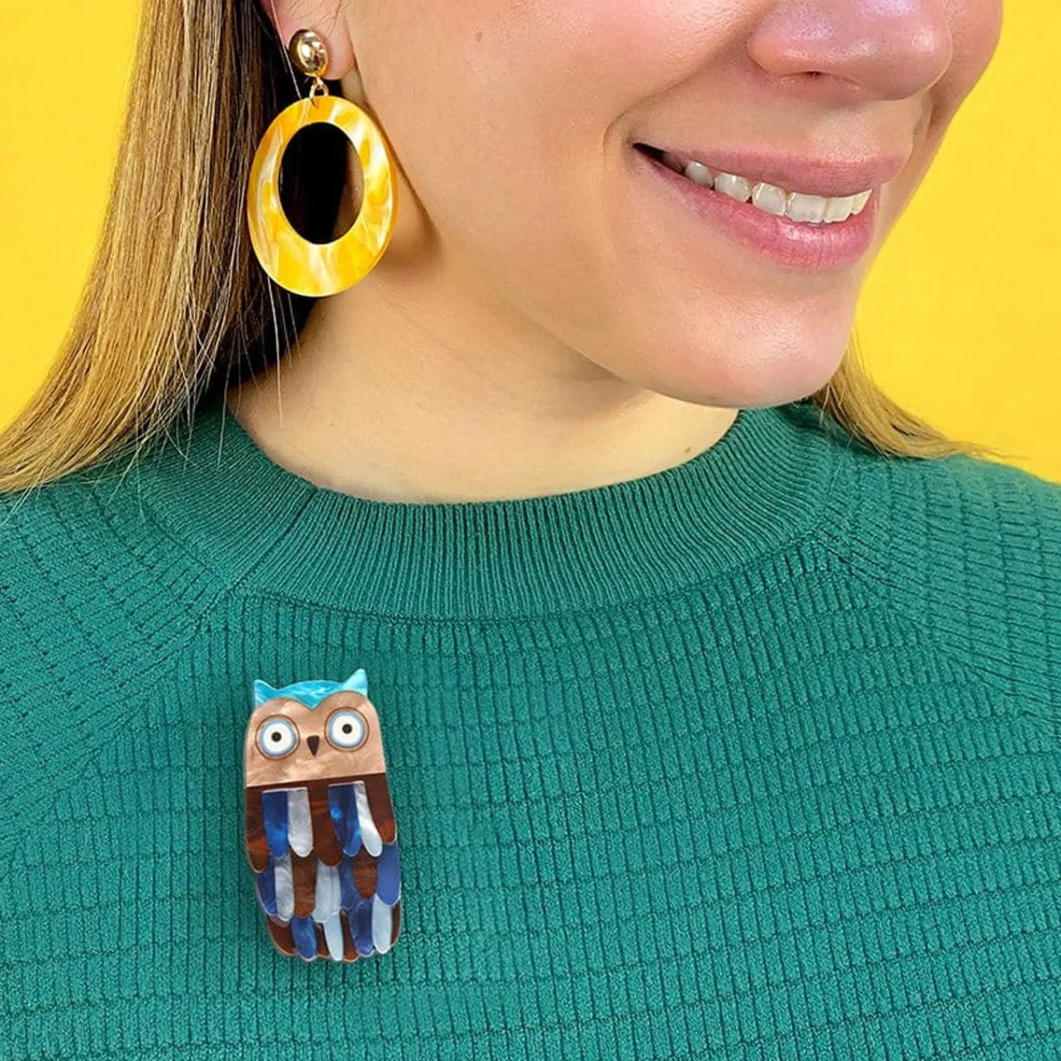 Feather Dress Brooch^Erstwilder Best