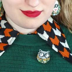 Feathered And Framed Mini Brooch^Erstwilder Sale