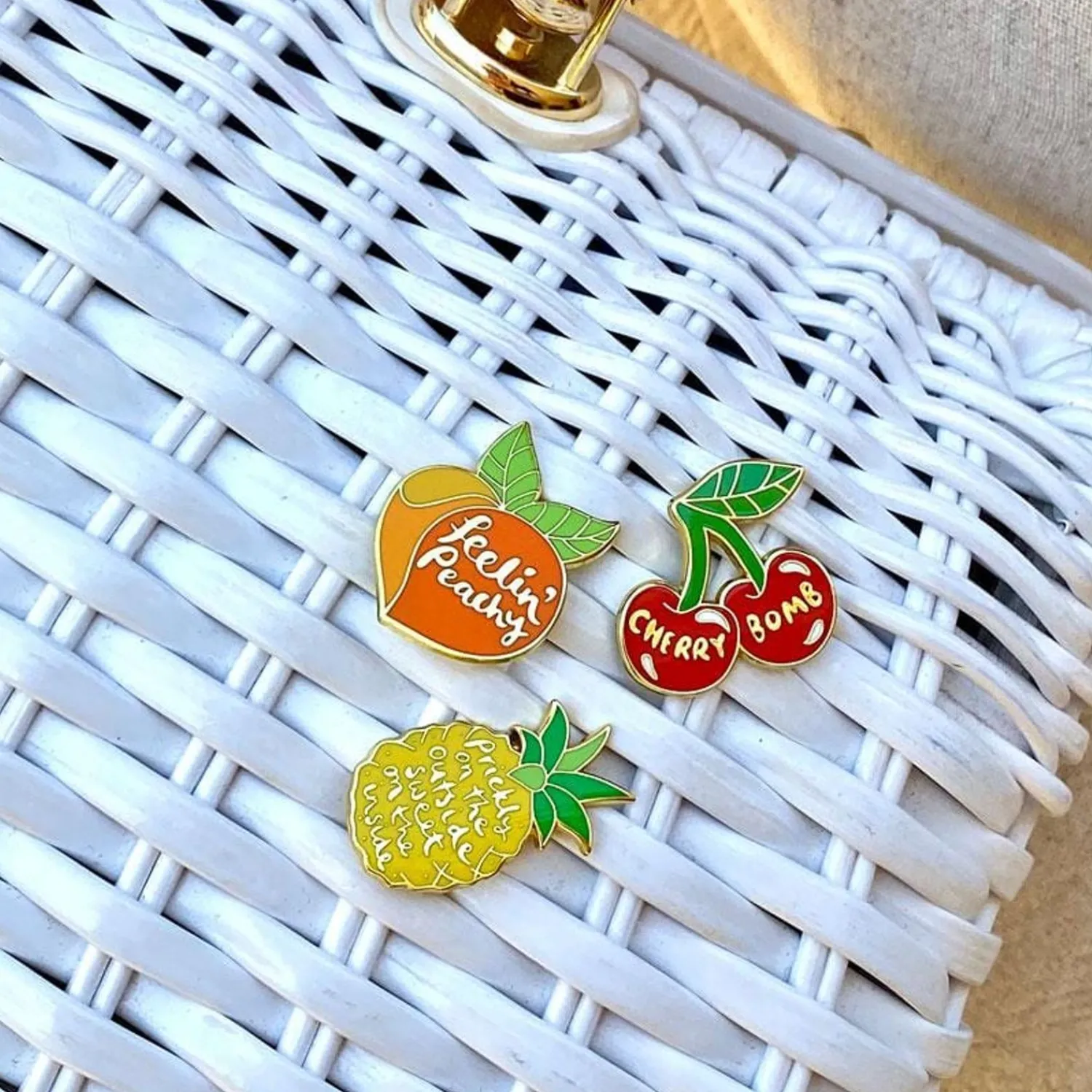 Feeling Fruity Enamel Pin Set^Erstwilder Online
