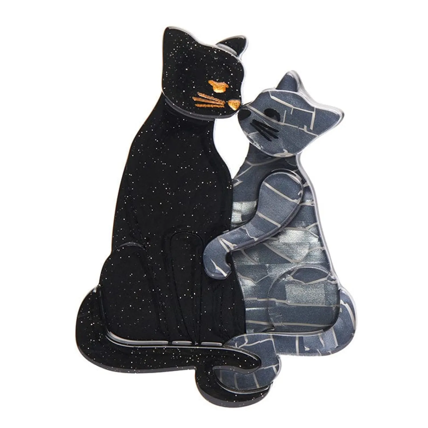 Feline Embrace Brooch^Erstwilder