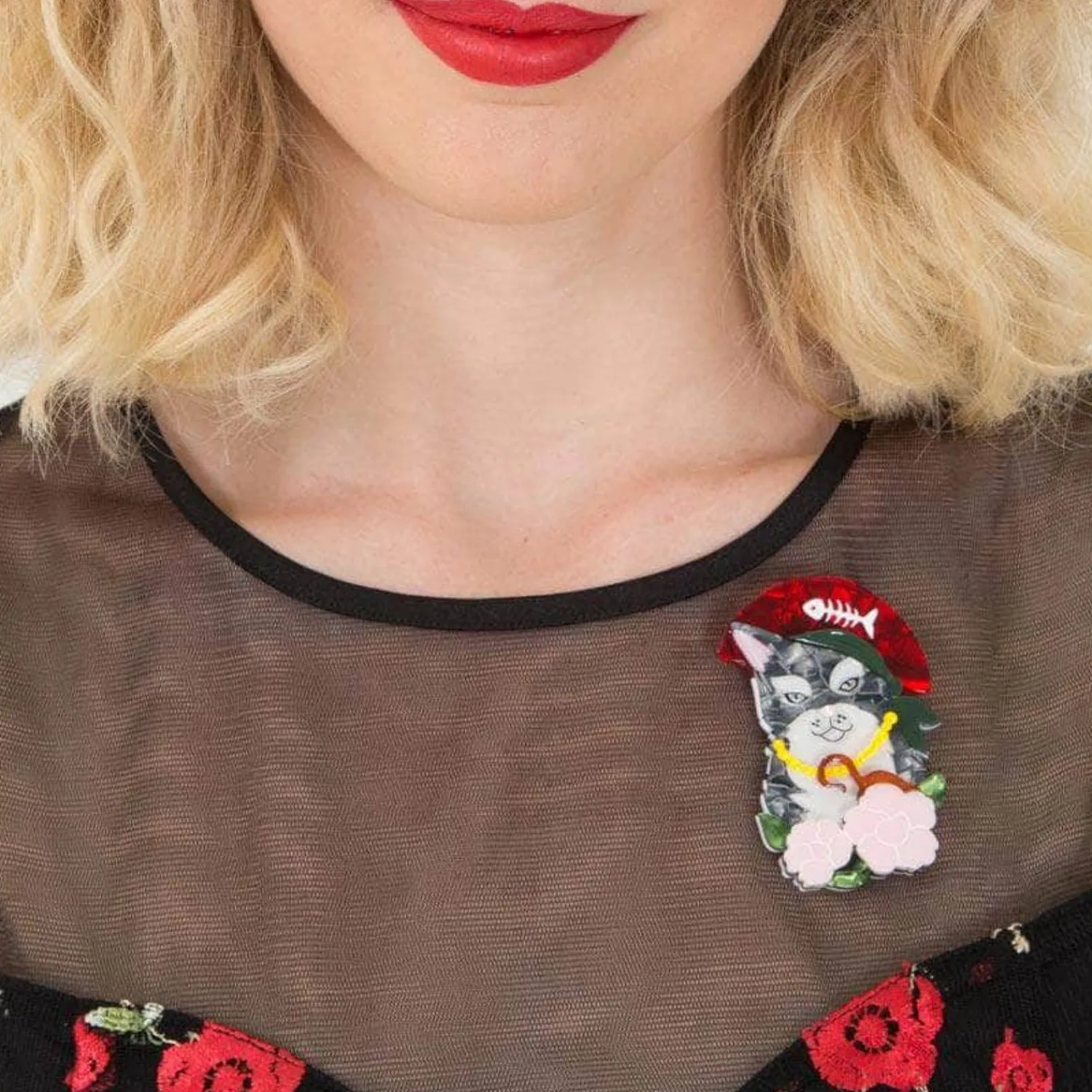Feline First Mate Cat Brooch^Erstwilder Best