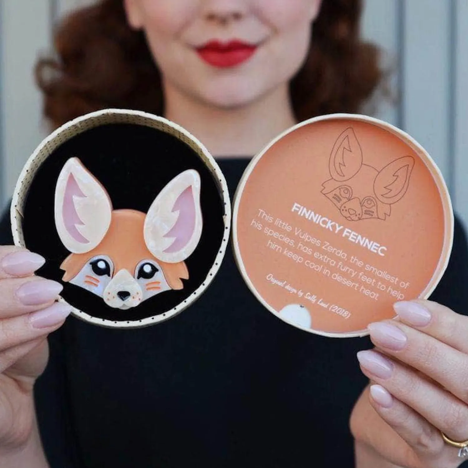 Finnicky Fennec Fox Brooch^Erstwilder Outlet