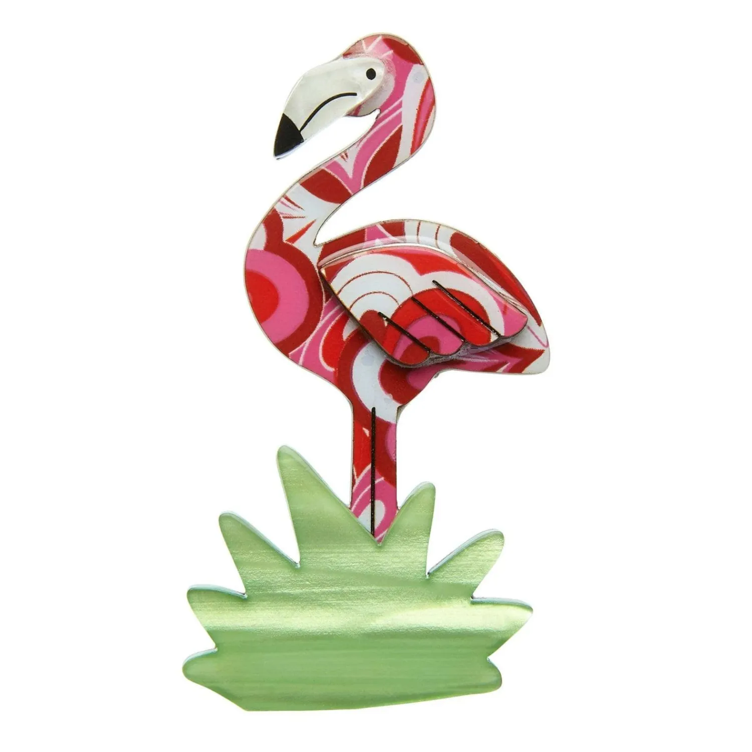 Flamboyant Flamingo Funk Flamingo Brooch^Erstwilder Clearance