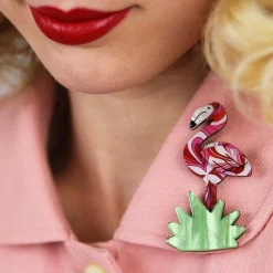 Flamboyant Flamingo Funk Flamingo Brooch^Erstwilder Clearance