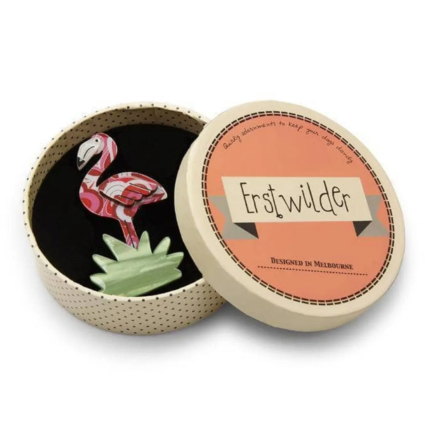 Flamboyant Flamingo Funk Flamingo Brooch^Erstwilder Clearance