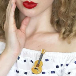 Flamenco Guitarra Brooch^Erstwilder Clearance