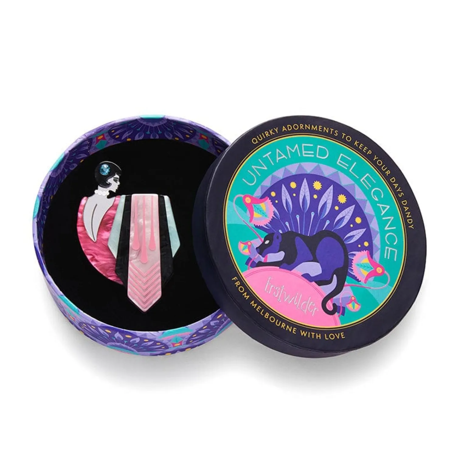 Flamingo Diva Brooch^Erstwilder Discount